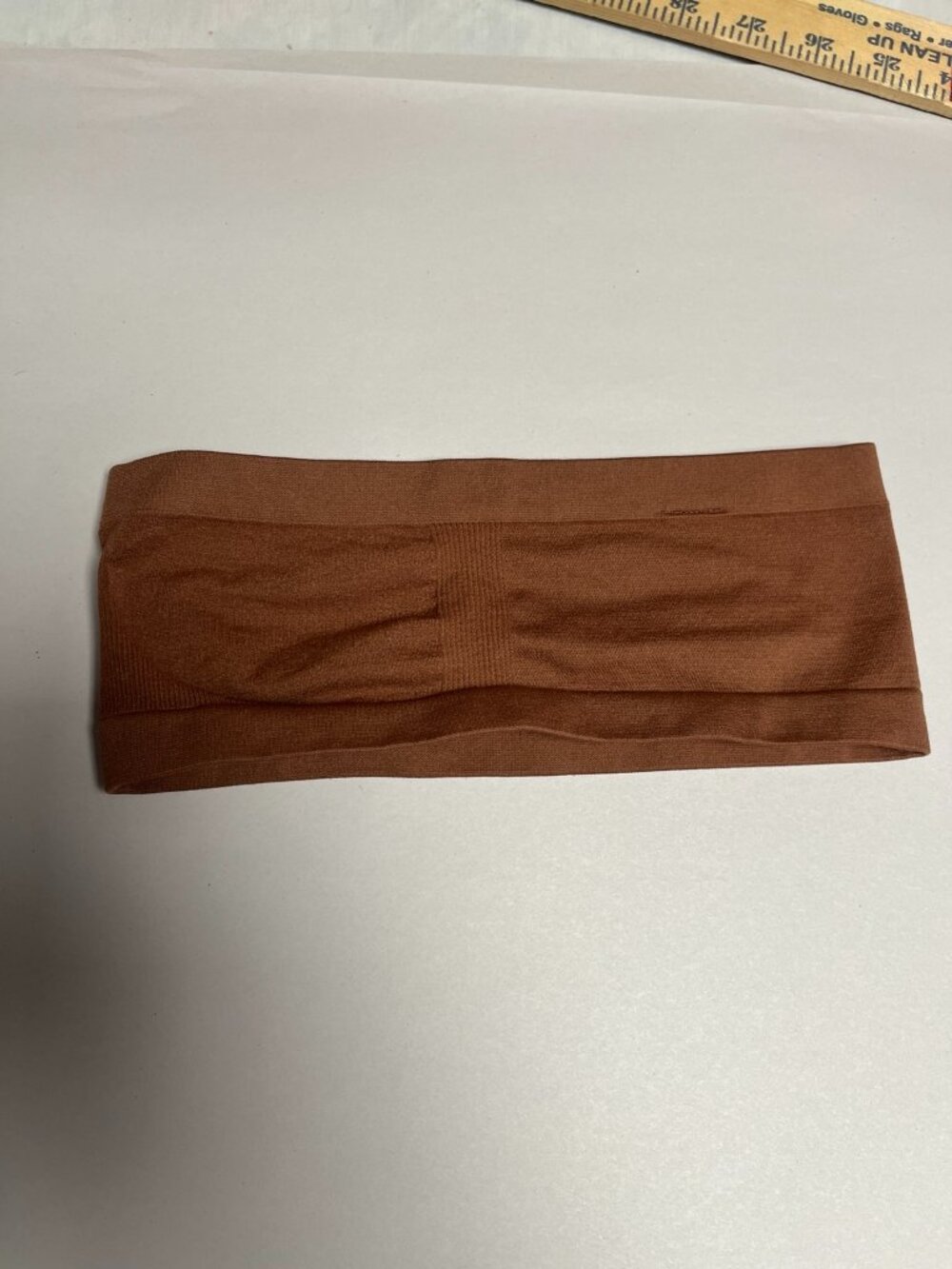 NEW Nordstrom Seamless Bandeau Bra Brown S/M